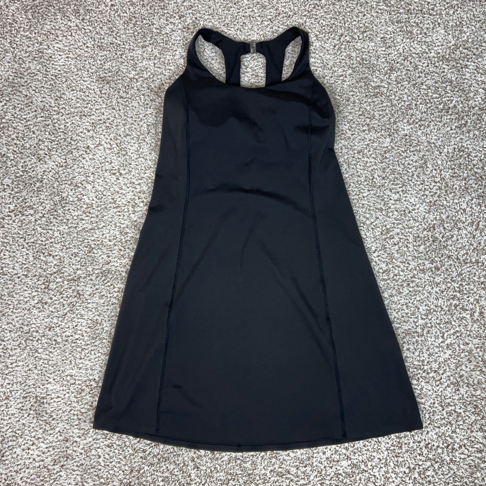 Athleta Dress Womens Medium Black Tennis Golf Racerback Levitate Sports Active